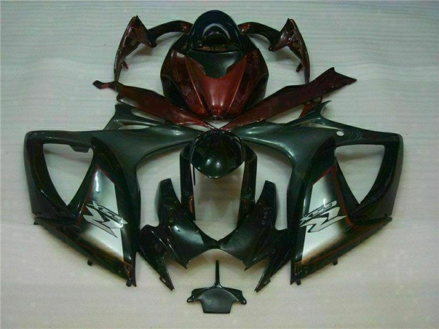 Carénage GSXR 600 / 750 K6 2006-2007 - Noir Rouge Carénage GSXR 600 / 750 K6 2006-2007 - Noir Rouge