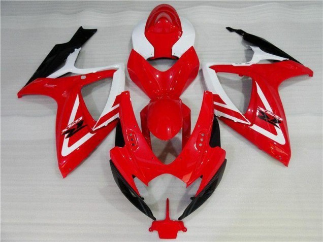 Carénage GSXR 600 / 750 K6 2006-2007 - Rouge Blanc Carénage GSXR 600 / 750 K6 2006-2007 - Rouge Blanc