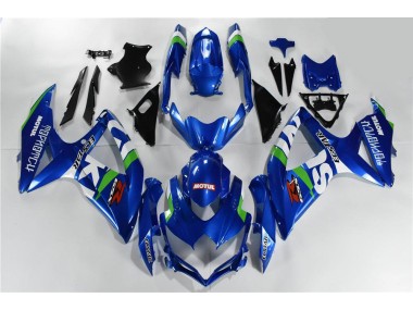 Carénage GSXR 600 / 750 K8 2008-2010 - Bleu Blanc Vert