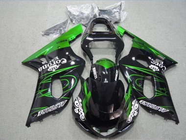 Carénage GSXR 600 K1 K2 K3 2001-2003 - Noir Vert Corona Extra