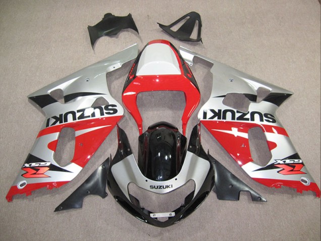Carénage GSXR 600 K1 K2 K3 2001-2003 - Rouge Argent Carénage GSXR 600 K1 K2 K3 2001-2003 - Rouge Argent