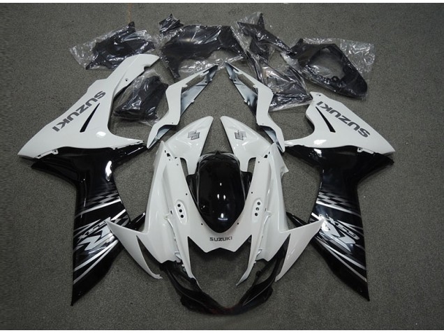 Carénage GSXR 600 K11 2011-2024 - Blanc Noir