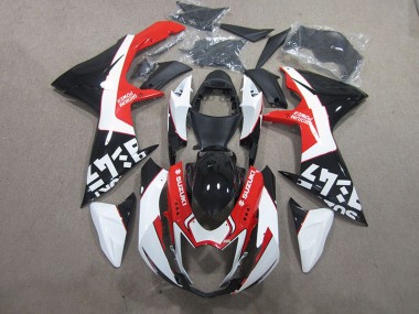 Carénage GSXR 600 K11 2011-2024 - Noir Rouge Blanc
