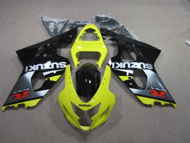 Carénage GSXR 600 K4 2004-2005 - Jaune Noir Carénage GSXR 600 K4 2004-2005 - Jaune Noir