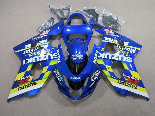 Carénage GSXR 750 K4 2004-2005 - Bleu Telefunica Movistar Motul Carénage GSXR 750 K4 2004-2005 - Bleu Telefunica Movistar Motul