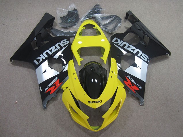 Carénage GSXR 750 K4 2004-2005 - Jaune Noir Argent Carénage GSXR 750 K4 2004-2005 - Jaune Noir Argent