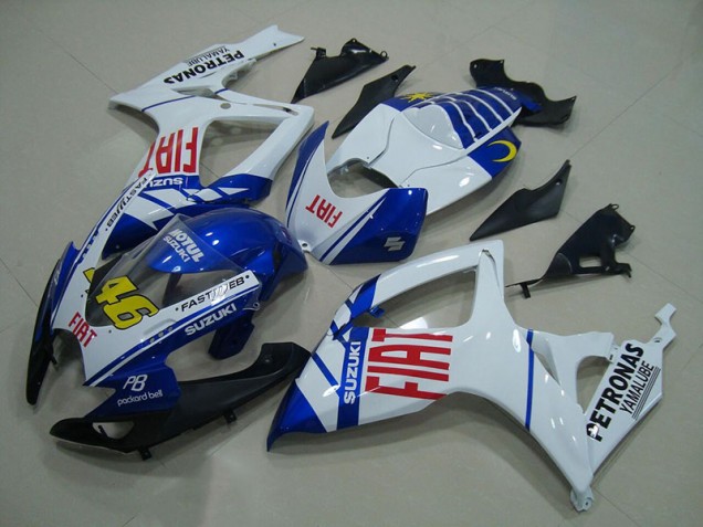 Carénage GSXR 750 K6 2006-2007 - Bleu Blanc Fiat 46