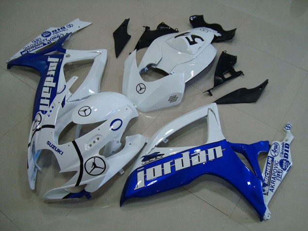 Carénage GSXR 750 K6 2006-2007 - Bleu Blanc Jordan Carénage GSXR 750 K6 2006-2007 - Bleu Blanc Jordan