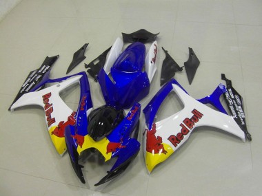 Carénage GSXR 750 K6 2006-2007 - Bleu Blanc Red Bull