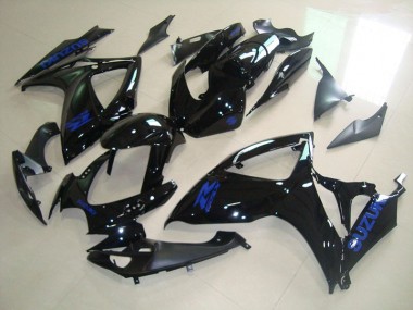 Carénage GSXR 750 K6 2006-2007 - Noir Bleu Décalque