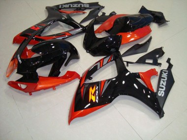 Carénage GSXR 750 K6 2006-2007 - Noir Rouge