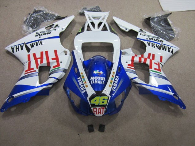 Carénage R1 1998-1999 - Bleu Blanc Motul Fiat 46