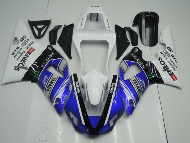 Carénage R1 2000-2001 - Bleu Blanc ENEOS Monster