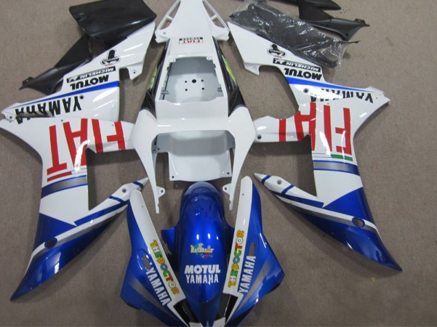 Carénage R1 2002-2003 - Bleu Blanc Motul Fiat Carénage R1 2002-2003 - Bleu Blanc Motul Fiat