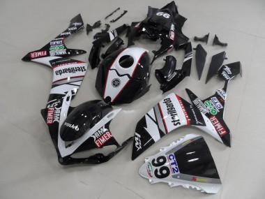 Carénage R1 2007-2008 - Noir Blanc Décalque Packs