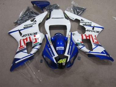 Carénage R1 2009-2011 - Bleu Blanc Motul Dunlop 46