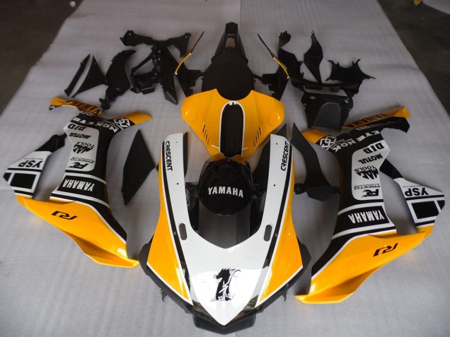 Carénage R1 2015-2019 - Jaune Blanc Noir