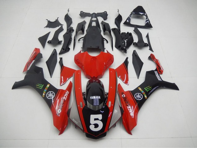 Carénage R1 2015-2019 - Noir Rouge 5