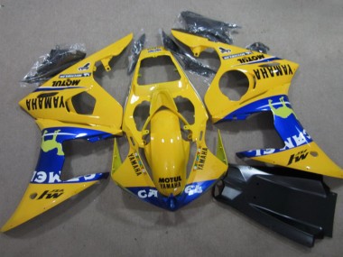 Carénage R6 2003-2005 - Jaune Motul