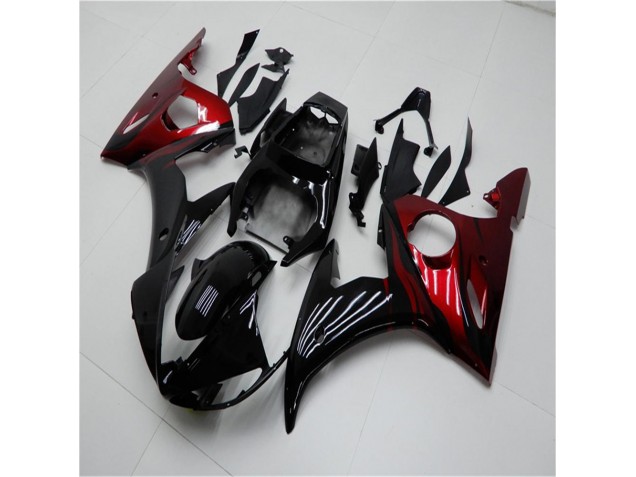 Carénage R6 2003-2005 - Noir Rouge Carénage R6 2003-2005 - Noir Rouge
