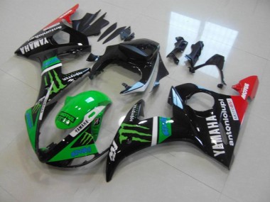 Carénage R6 2003-2005 - Vert Monster