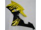 Carénage R6 2008-2016 - Jaune Noir Carénage R6 2008-2016 - Jaune Noir
