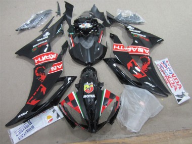 Carénage R6 2008-2016 - Noir Blanc Motul