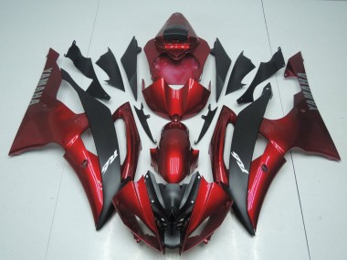 Carénage R6 2008-2016 - Rouge Bonbon et Noir