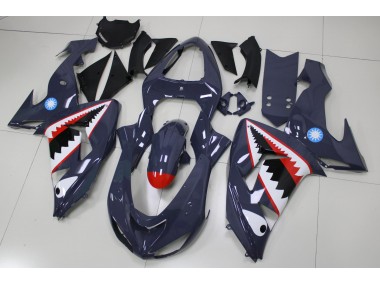 Carénage ZX10R 2006-2007 - Gris Requin