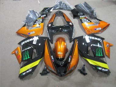 Carénage ZX10R 2006-2007 - Noir Orange Monster