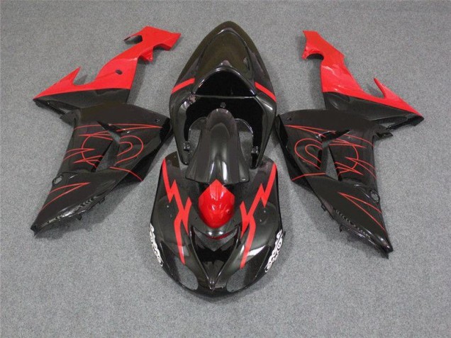 Carénage ZX10R 2006-2007 - Noir Rouge Carénage ZX10R 2006-2007 - Noir Rouge