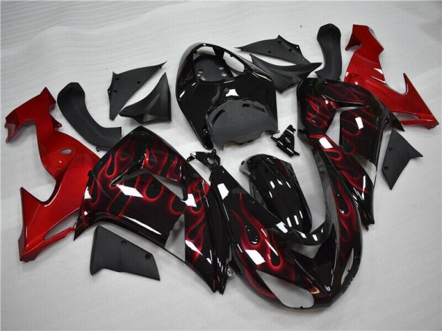 Carénage ZX10R 2006-2007 - Rouge Flamme Carénage ZX10R 2006-2007 - Rouge Flamme