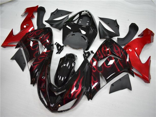 Carénage ZX10R 2006-2007 - Rouge Flamme Carénage ZX10R 2006-2007 - Rouge Flamme