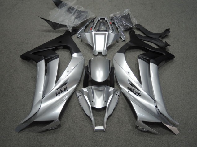 Carénage ZX10R 2011-2015 - Argent Noir Ninja Carénage ZX10R 2011-2015 - Argent Noir Ninja