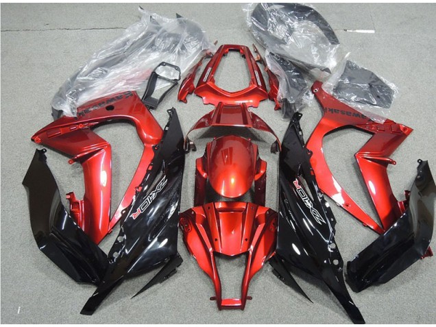 Carénage ZX10R 2011-2015 - Noir Rouge Carénage ZX10R 2011-2015 - Noir Rouge