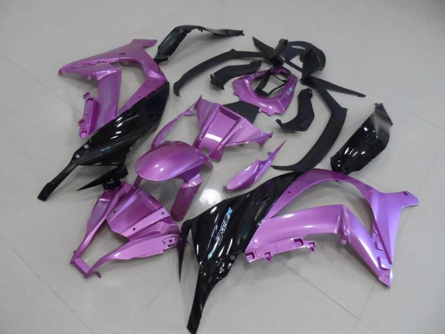 Carénage ZX10R 2011-2015 - Rose et Noir