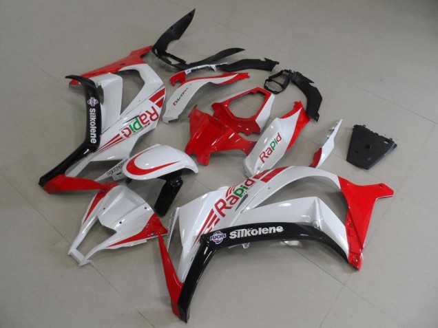 Carénage ZX10R 2011-2015 - Rouge et Blanc Rapid Carénage ZX10R 2011-2015 - Rouge et Blanc Rapid