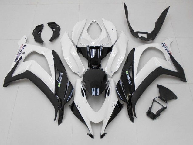 Carénage ZX10R 2016-2019 - Blanc Noir Carénage ZX10R 2016-2019 - Blanc Noir