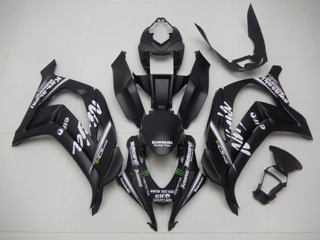 Carénage ZX10R 2016-2019 - Noir Courses Ninja