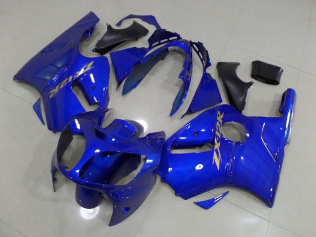 Carénage ZX12R 2000-2001 - Bleu avec Or Décalque Carénage ZX12R 2000-2001 - Bleu avec Or Décalque