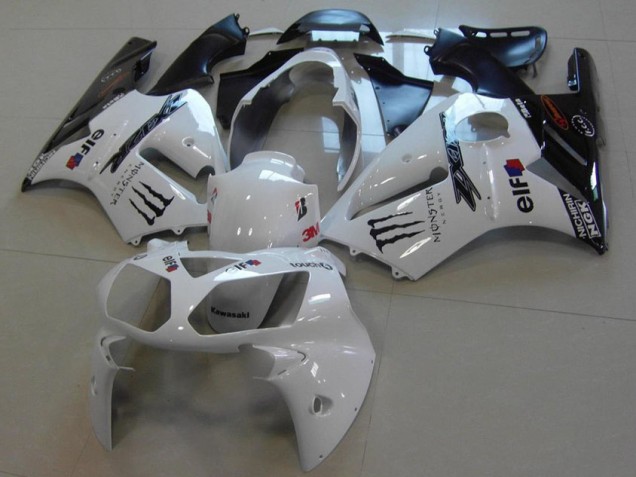 Carénage ZX12R 2002-2006 - Blanc Monster Carénage ZX12R 2002-2006 - Blanc Monster