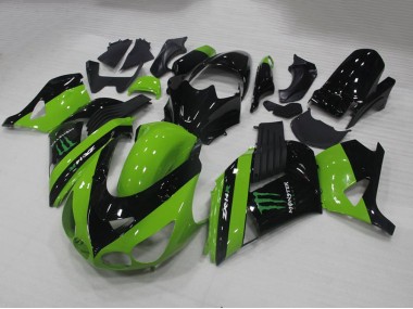 Carénage ZX14R ZZR 1400 2006-2011 - Vert Monster
