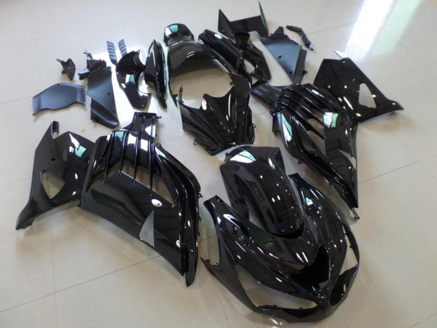 Carénage ZX14R ZZR 1400 2012-2021 - Noir Brillant