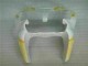 Carénage ZX6R 2000-2002 - Blanc Jaune Flamme Carénage ZX6R 2000-2002 - Blanc Jaune Flamme