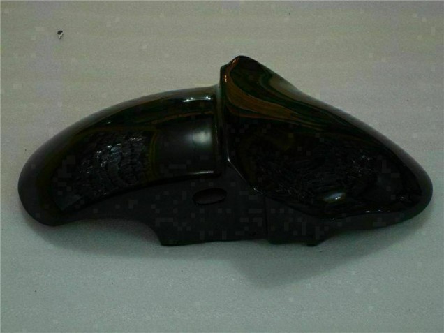 Carénage ZX6R 2000-2002 - Noir avec Bleu Flamme Carénage ZX6R 2000-2002 - Noir avec Bleu Flamme