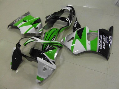 Carénage ZX6R 2000-2002 - Vert Blanc Bande