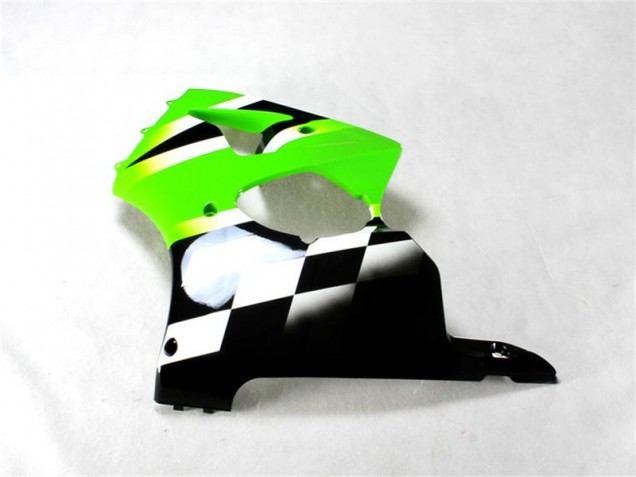 Carénage ZX6R 2000-2002 - Vert Noir Blanc Carénage ZX6R 2000-2002 - Vert Noir Blanc