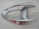 Carénage ZX6R 2005-2006 - Argent Rouge Flamme