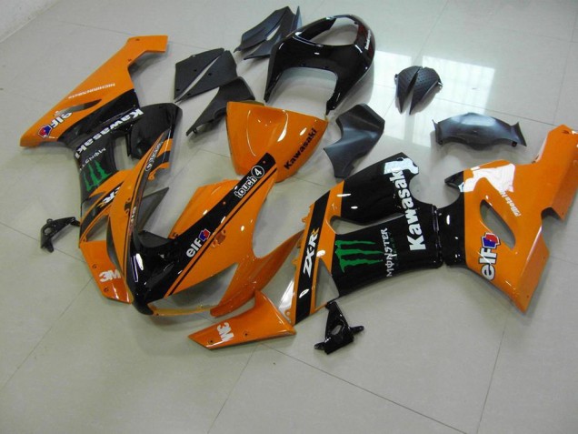 Carénage ZX6R 2005-2006 - Orange Monster