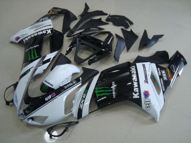 Carénage ZX6R 2007-2008 - Blanc Monster